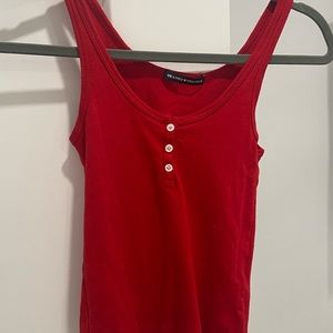 Brandy Melville red tank top